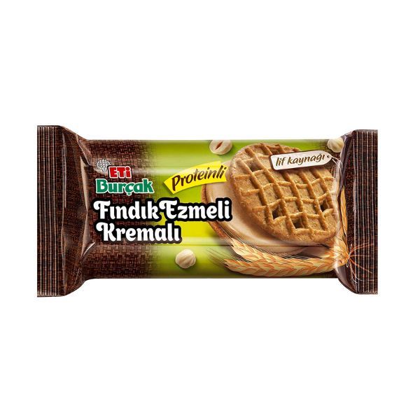 Eti Burcak Hazelnut Paste Cream Biscuit 158gr 
