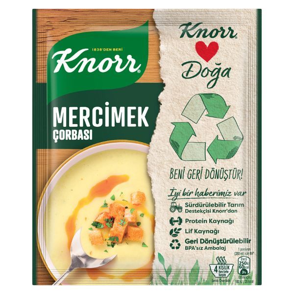 Knorr Lentil Soup (Süzme Mercimek Çorbası), 76g