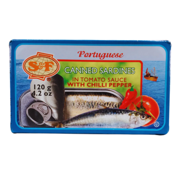 Portuguese Canned Sardines In Hot Tomato Sauce