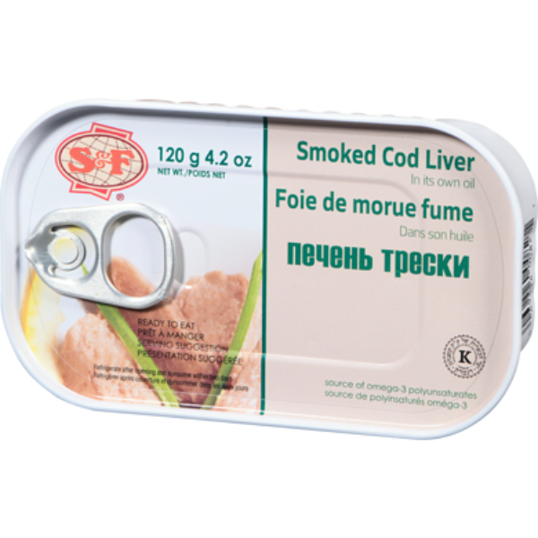 Smoked Cod Liver 120gr