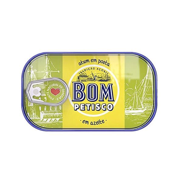 Bom Petisco Solid Tuna in Olive Oil, 78g