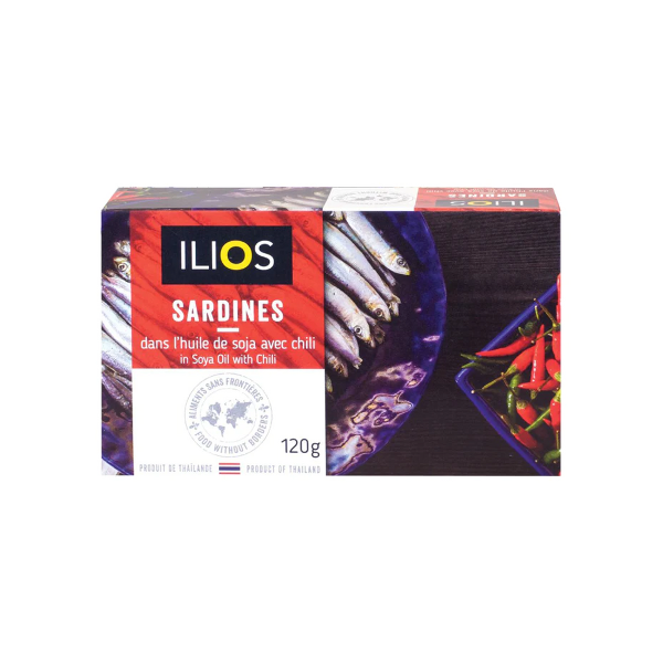 Ilios Sardines 120gr