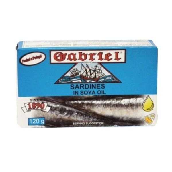 Gabriel Sardines in Soya Oil 120gr
