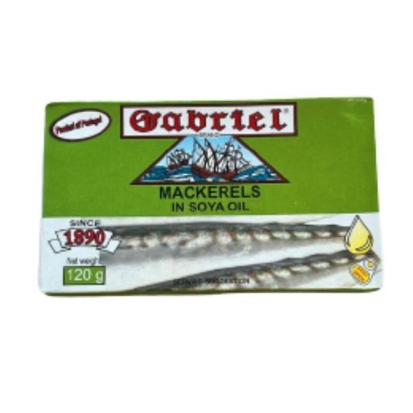Gabriel Mackerel in Soya Oil 120gr
