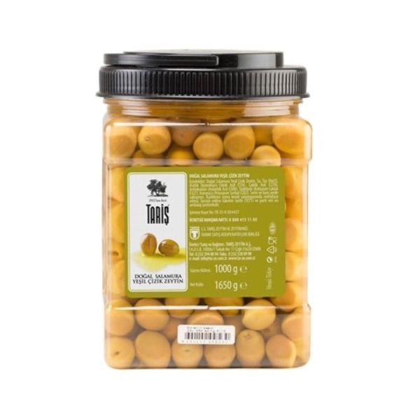 Taris Natural Green Olives Scratched, 1650g