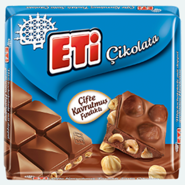 Eti Milk Chocolate With Hazelnut, 60g