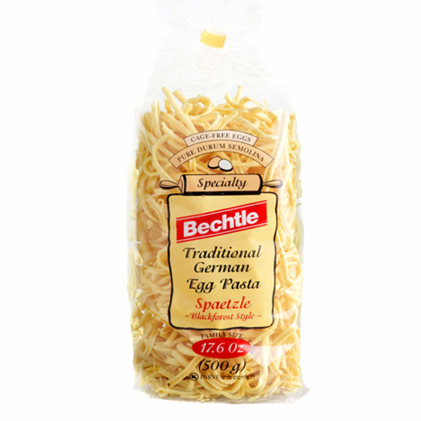 Bechtle Traditional German Egg Pasta Spaetzle Blackforest Style, 500g