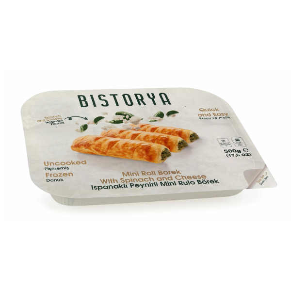 Mini Roll Borek w/Spinach&Cheese 500gr (Uncooked Frozen)