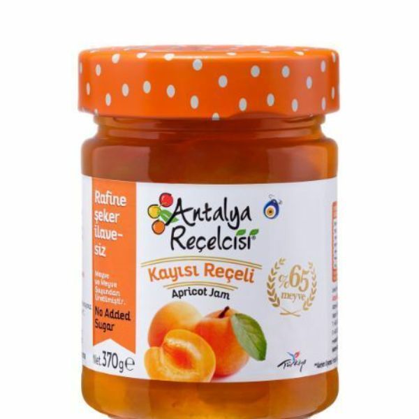 Antalya Recelcisi Apricot  Jam (Sugar-Free) 370gr