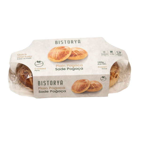 Pogaca Plain 2pcs (Cooked Frozen)