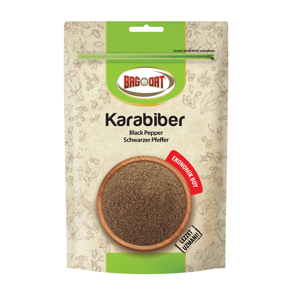 Bagdat Black Pepper (Karabiber/Schwarzer Pfeffer), 185g
