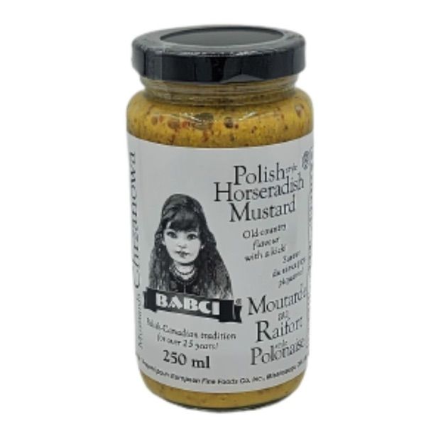 Babcı Mustard with Horseradish 250ml