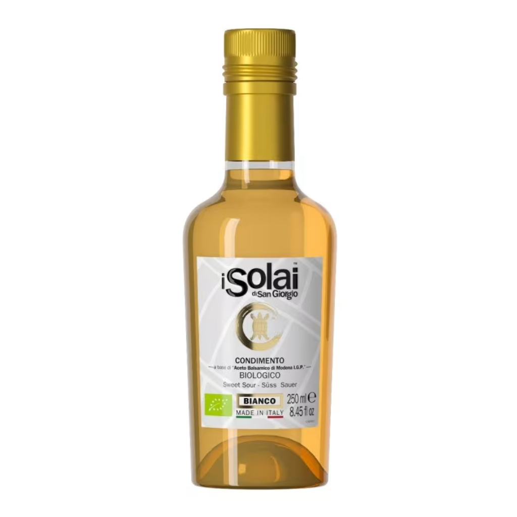 iSolai di San Giorgio Organic Sweet and Sour White Wine Vinegar, 250ml