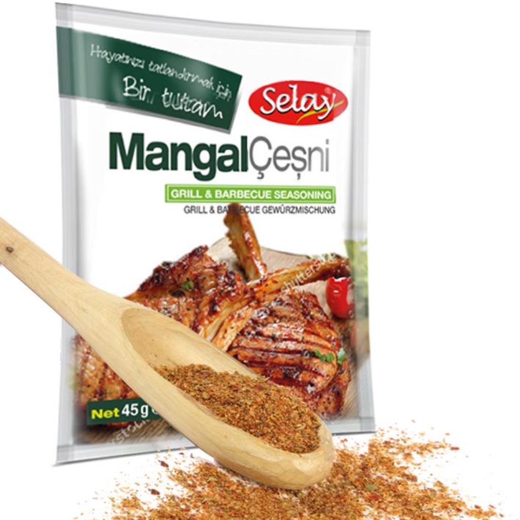 Selay Grill & Barbecue Seasoning (Mangal Çeşni/ ‎خلطة الشواء), 45g
