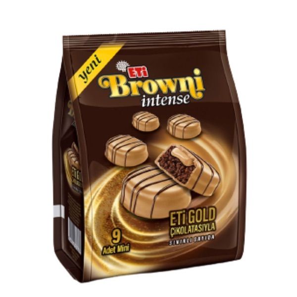 Eti Browni Intense Gold Chocolate Mini Cake 135gr