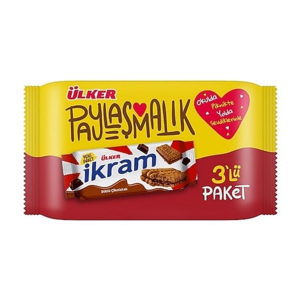 Ikram Chocolate Biscuit 3 pcs 252gr