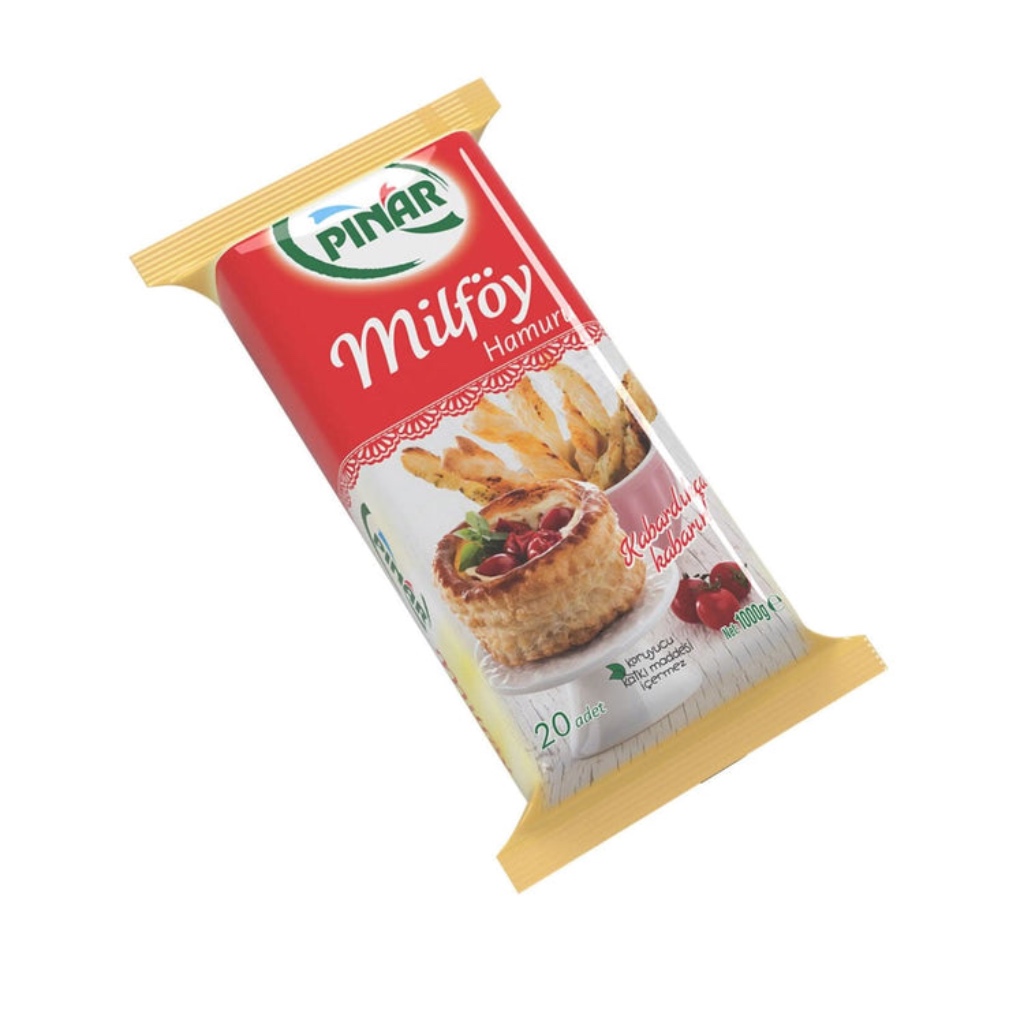 Pinar Puff Pastry Sheets, 1kg
