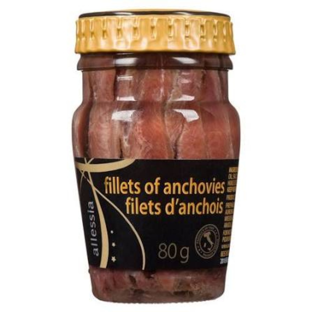 Allessia Anchovy Fillets, 80g