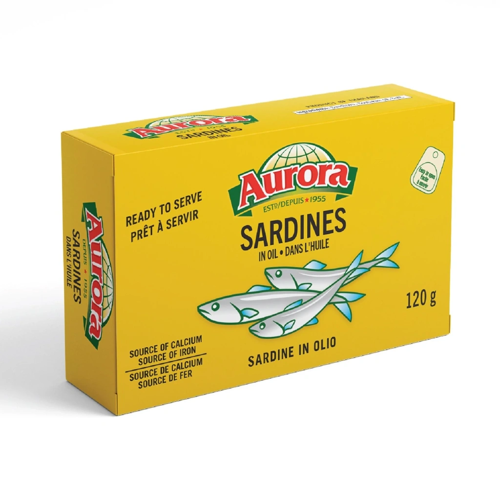 Aurora Sardines in Olive Oil, 120g
