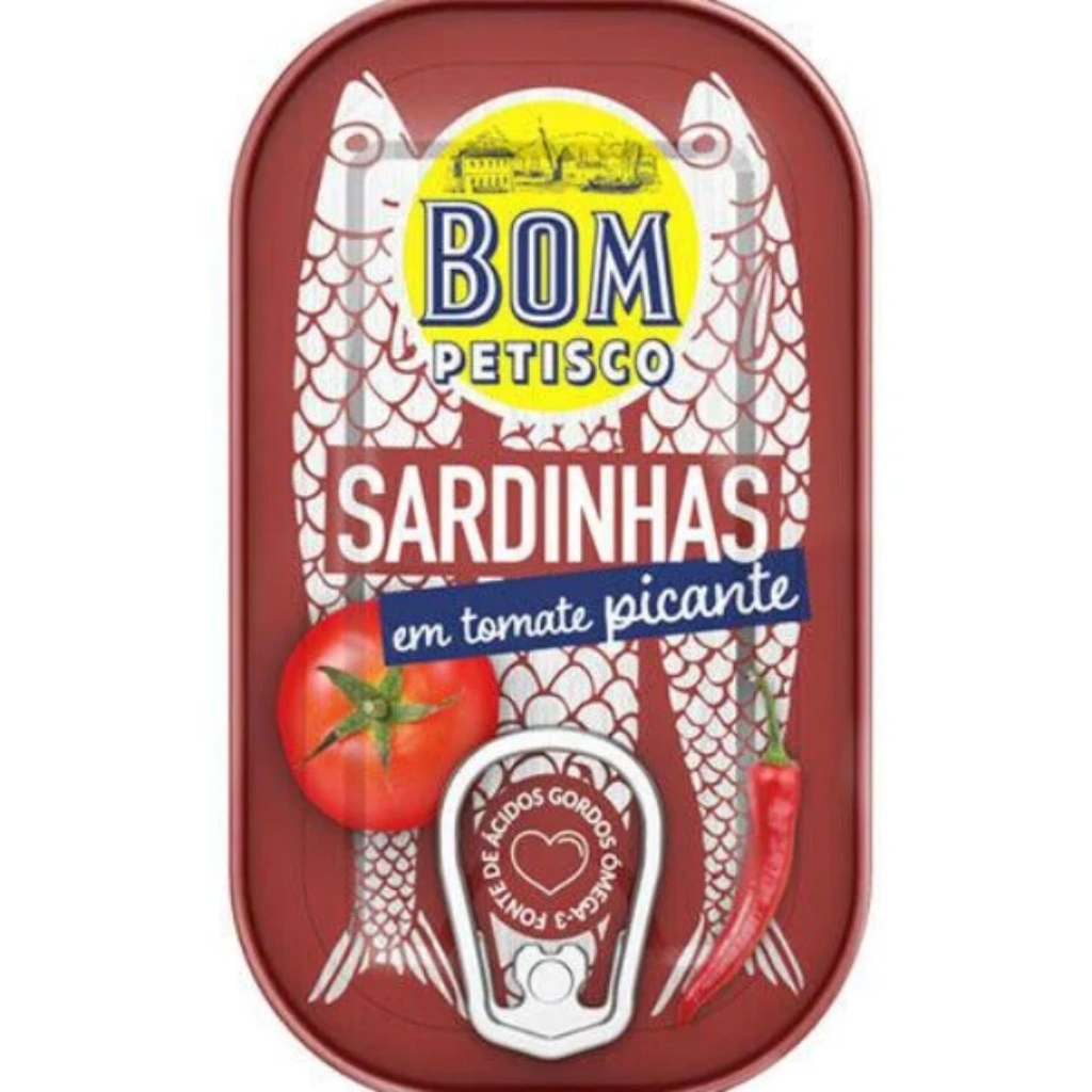 Bom Petisco Sardines in Tomato Sauce, 120g