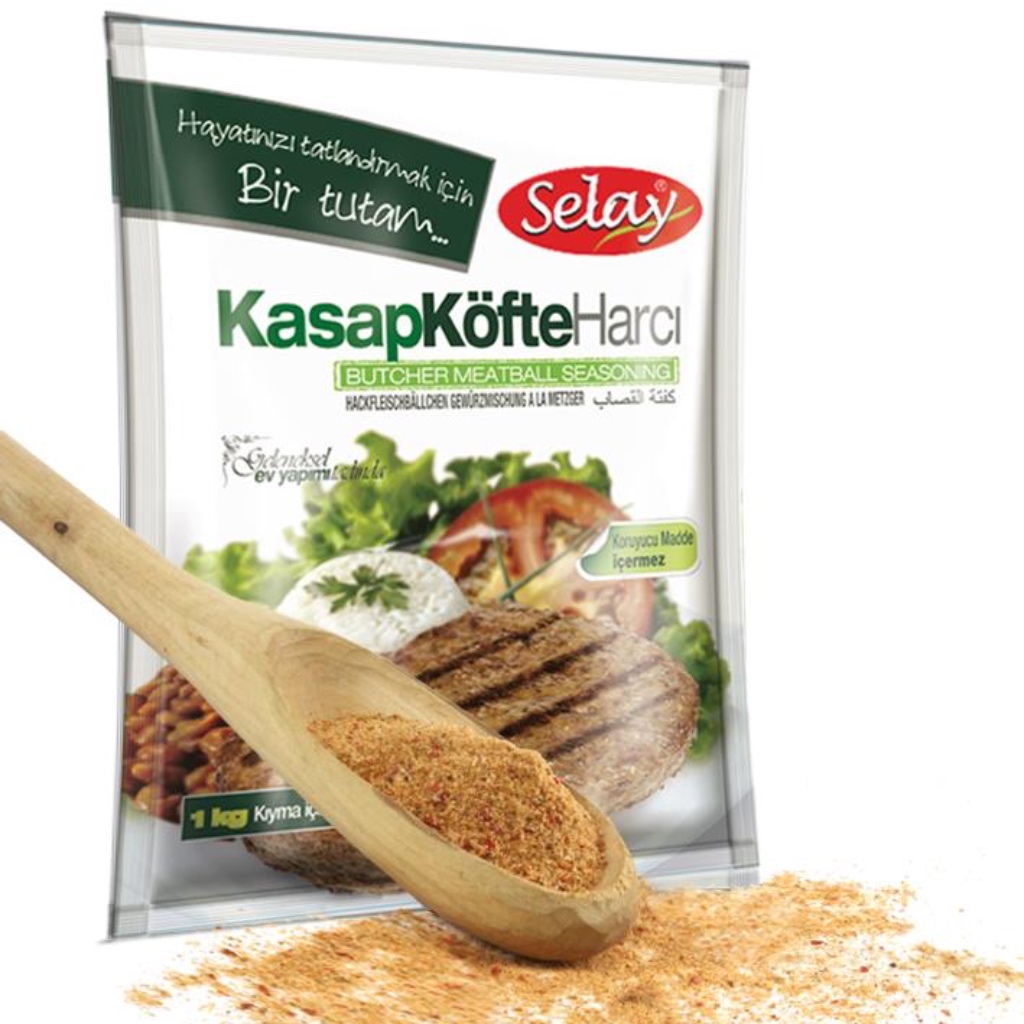 Selay Butcher Meatball Seasoning (Kasap Köfte Harcı/ ‎خلطة الشواء), 80g