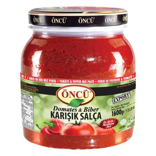 Oncu Mix Tomato & Pepper Paste 1650gr