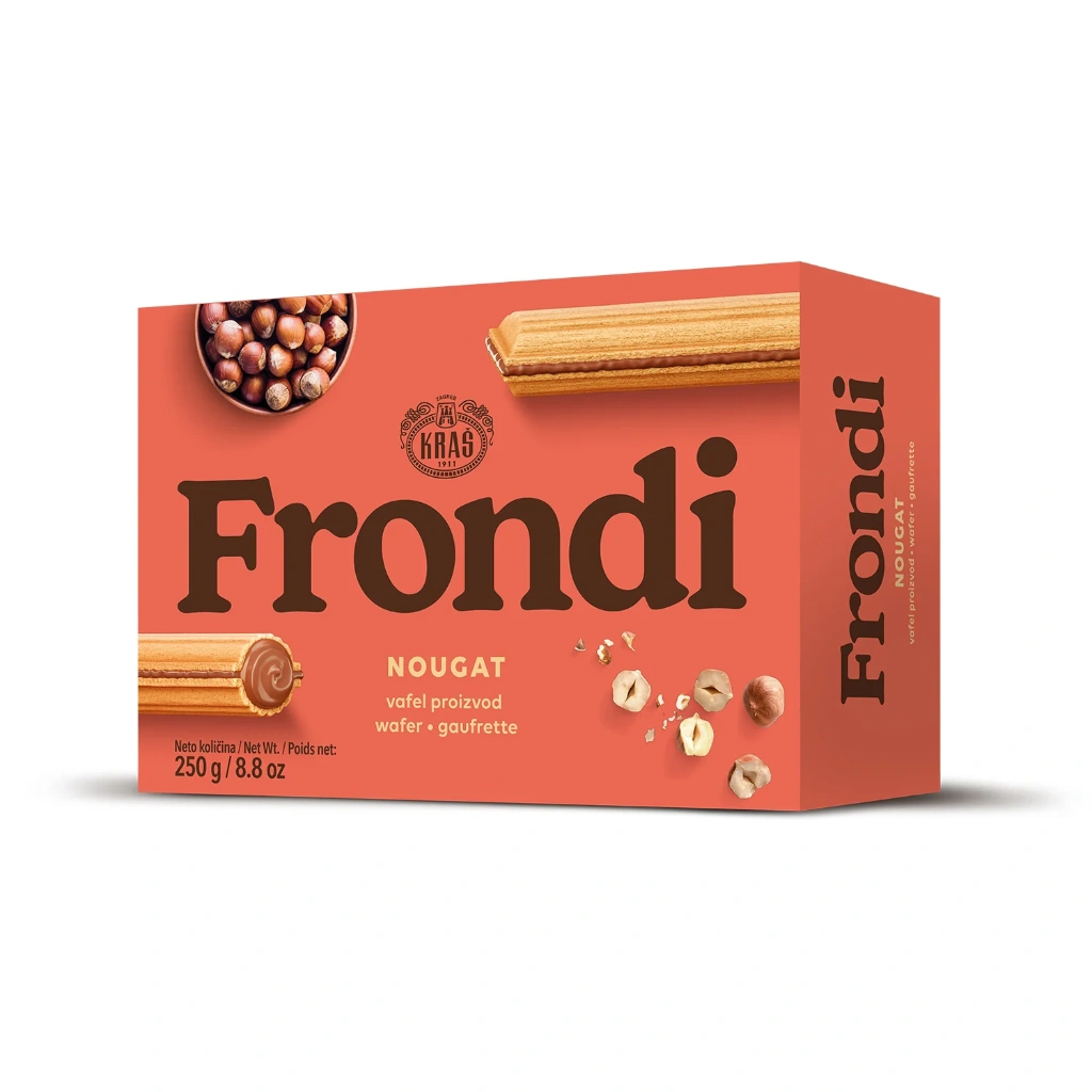 Kras Frondi Nougat Wafer, 250g