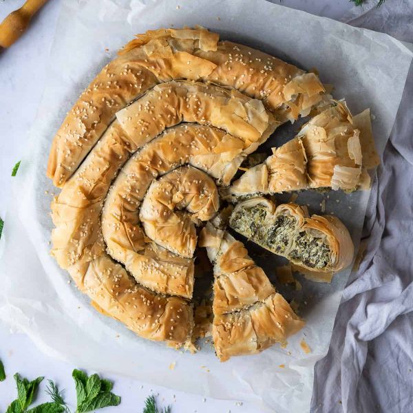Spiral Spinach & Cheese Pie (Snacksize)