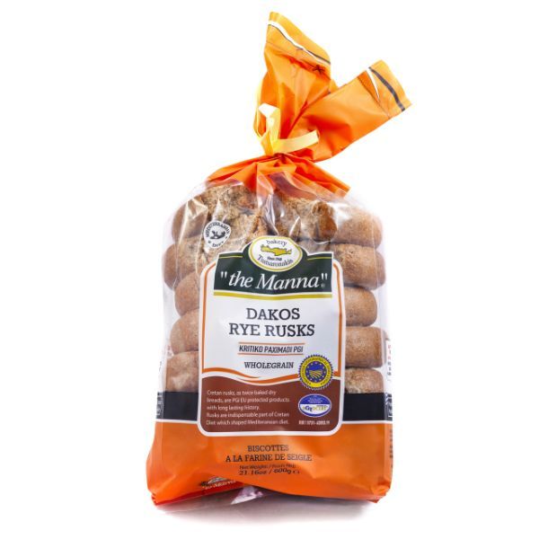 The Manna Rye Cretan Toasts 600gr