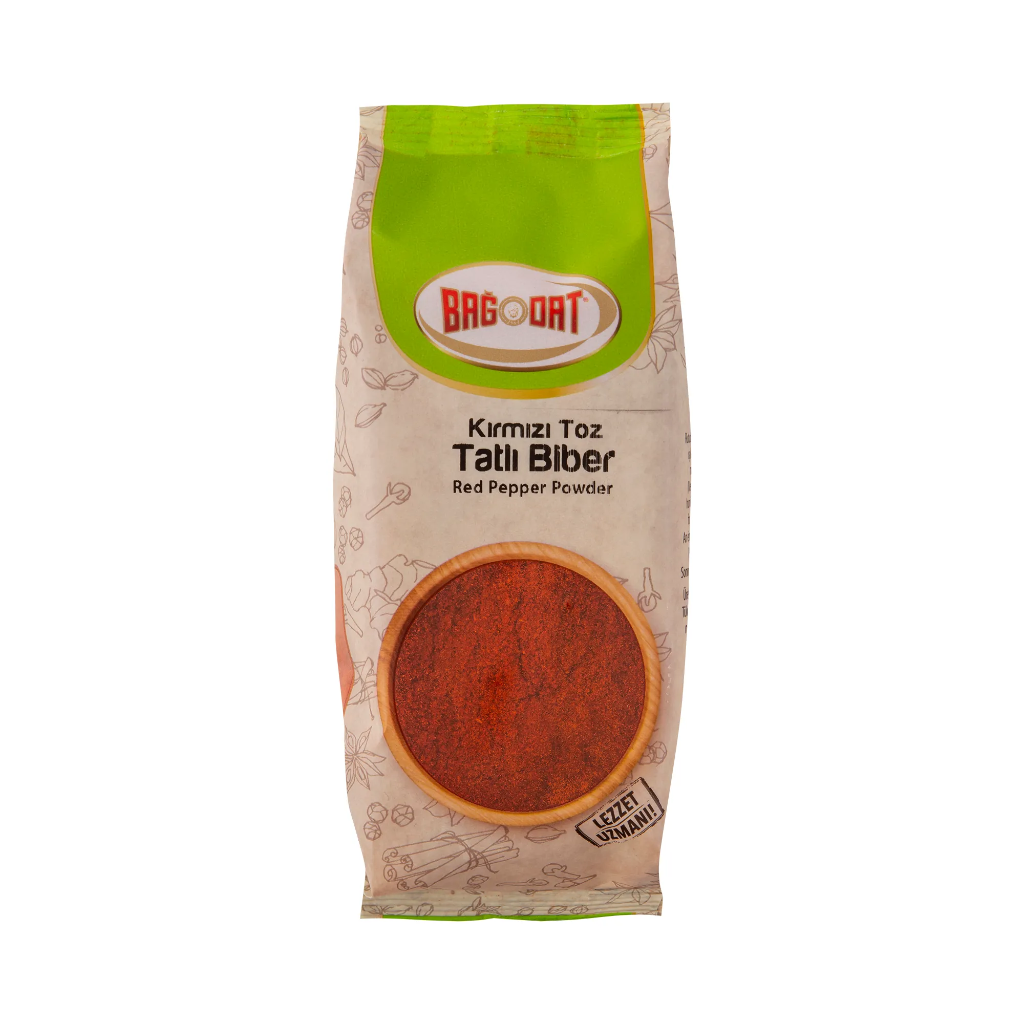 Bagdat Red Pepper Powder (Kırmızı Top Tatlı Biber/Süße Rote Paprika-Pulver),75g