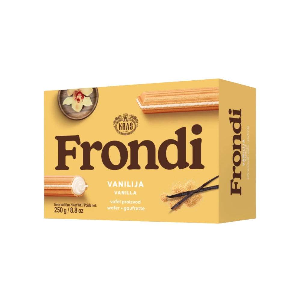 Kras Frondi Vanilla Wafer, 250g