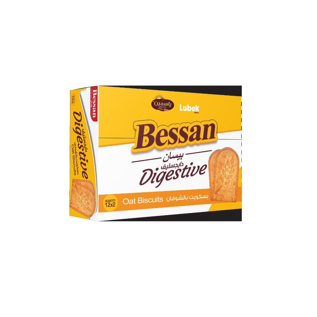 Lubek Bessan Digestive Oat Biscuits, 396g