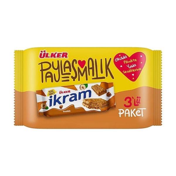 Ikram Hazelnut Biscuit 3 pcs 252gr